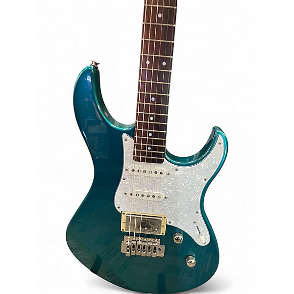Used Yamaha PAC612VX Metallic Green Solid Body Electric Guitar