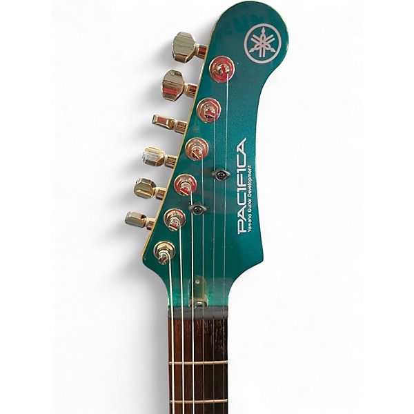 Used Yamaha PAC612VX Metallic Green Solid Body Electric Guitar