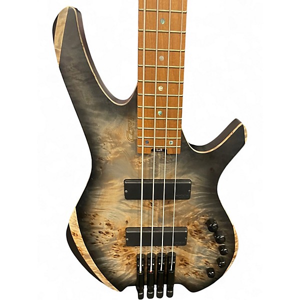 Used Cort Space4 Dust Black Electric Bass Guitar