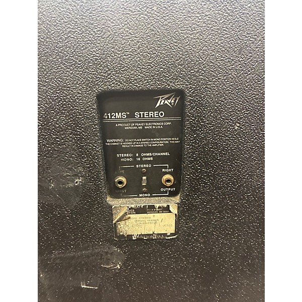 Used Peavey 412MS Stereo Guitar Cabinet