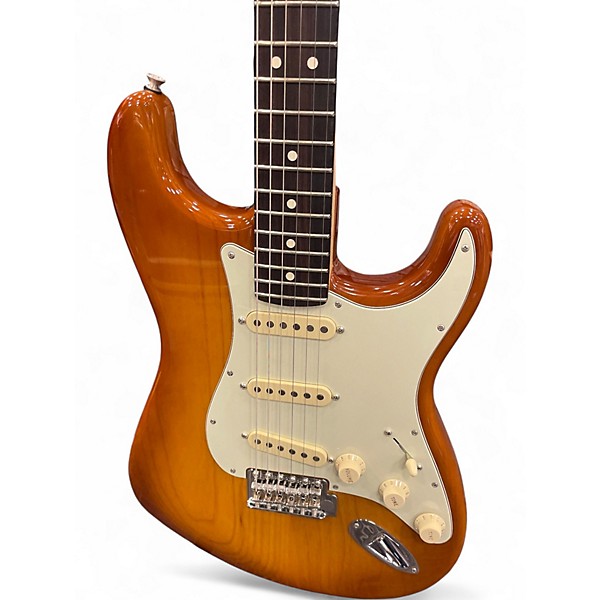 Used Fender American Performer Stratocaster SSS Honey Burst Solid Body Electric Guitar
