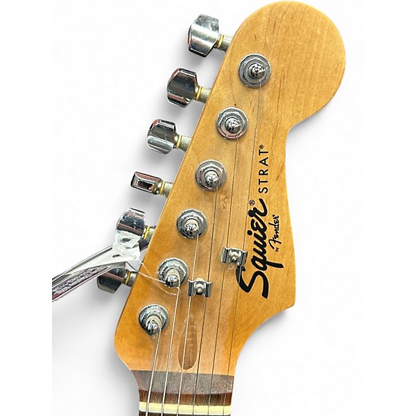 Used 2006 Squier Bullet Stratocaster Black Solid Body Electric Guitar