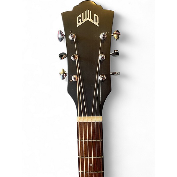 Used Guild F240E Natural Acoustic Guitar