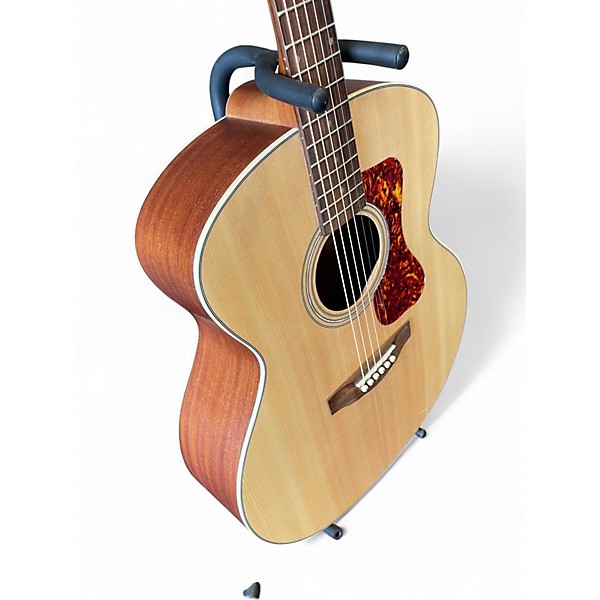 Used Guild F240E Natural Acoustic Guitar