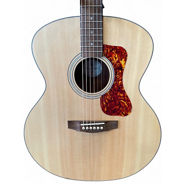 Used Guild F240E Natural Acoustic Guitar