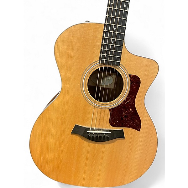 Used Taylor 214CE Natural Acoustic Electric Guitar