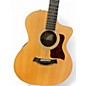 Used Taylor 214CE Natural Acoustic Electric Guitar