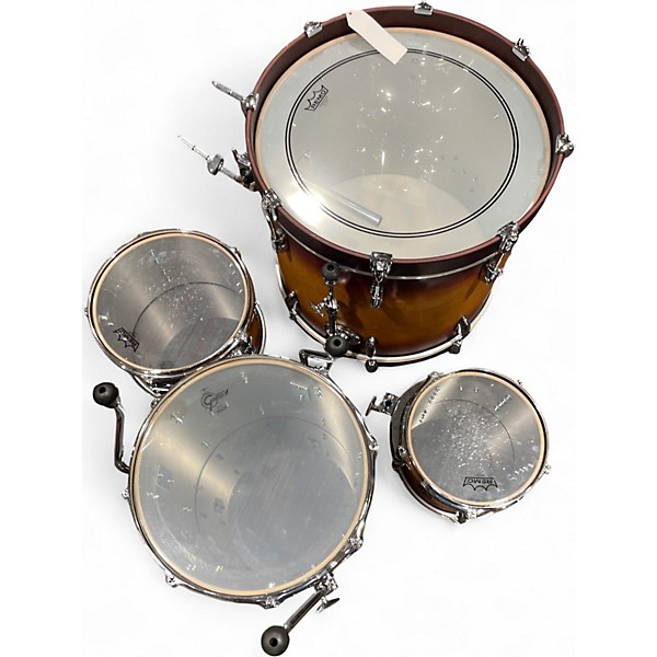 Used Gretsch Drums 4 Piece Renown Tobacco Burst Drum Kit