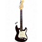 Vintage 1991 Fender Standard Stratocaster plum Solid Body Electric Guitar thumbnail
