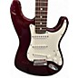 Vintage 1991 Fender Standard Stratocaster plum Solid Body Electric Guitar