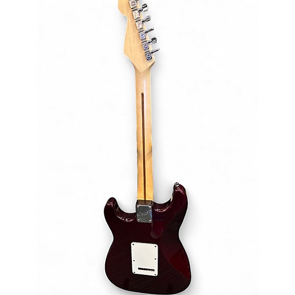Vintage 1991 Fender Standard Stratocaster plum Solid Body Electric Guitar