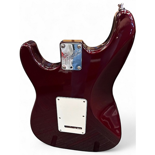 Vintage 1991 Fender Standard Stratocaster plum Solid Body Electric Guitar