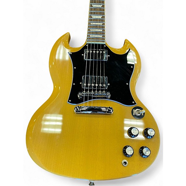 Used 2025 Epiphone SG Standard Yellow Solid Body Electric Guitar