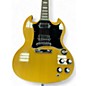 Used 2025 Epiphone SG Standard Yellow Solid Body Electric Guitar