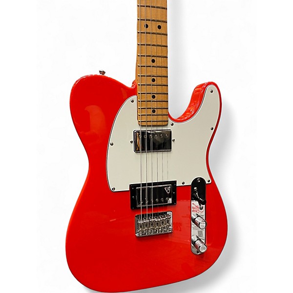Used Fender Player II Telecaster HH CORAL RED Solid Body Electric Guitar