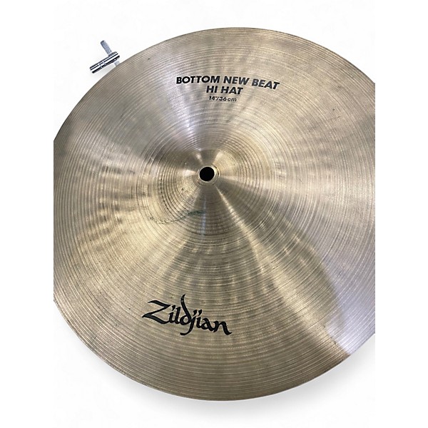 Used Zildjian 14in New Beat Hi Hat Pair Cymbal