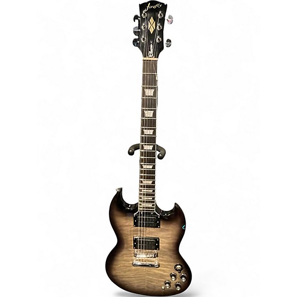 Used Firefly sg classic grey burst Solid Body Electric Guitar