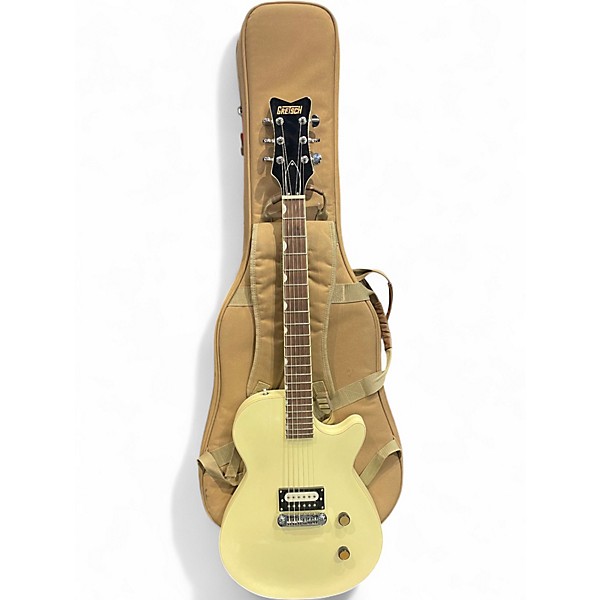 Used Gretsch Guitars Streamliner Jet 1 PICKUP Vintage White Solid Body Electric Guitar