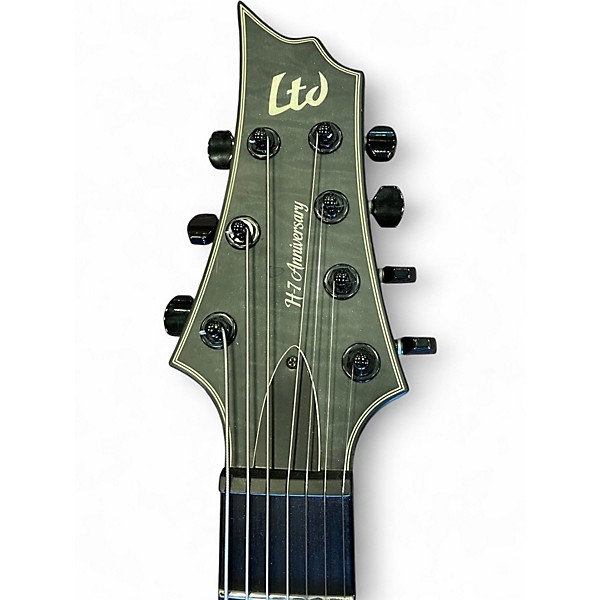 Used ESP H7 ANNIVERSARY LTD 2015 40TH ANNIVERSARY Trans Black Solid Body Electric Guitar