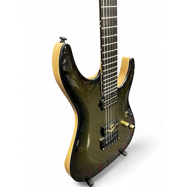 Used Schecter Guitar Research C1 50TH GOLD BURST Solid Body Electric Guitar