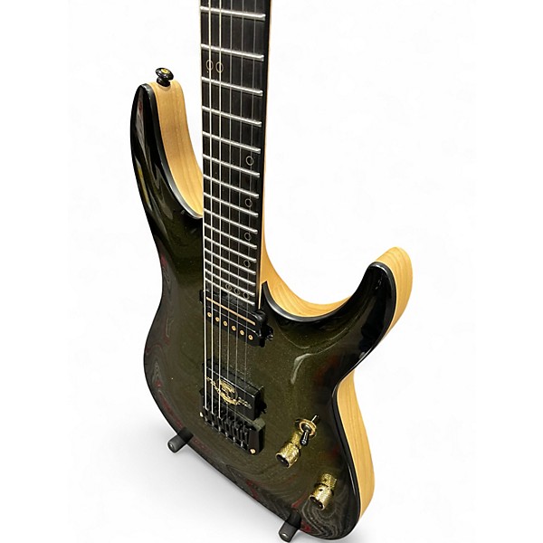 Used Schecter Guitar Research C1 50TH GOLD BURST Solid Body Electric Guitar