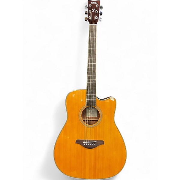 Used Yamaha FGC-TA TransAcoustic Traditional Western Natural Acoustic Electric Guitar