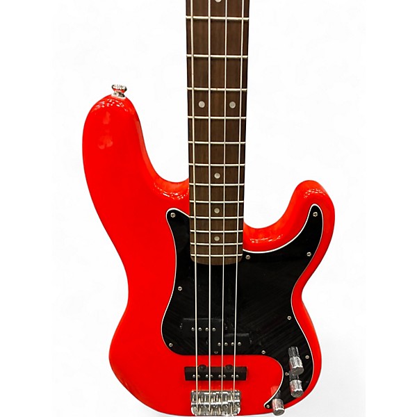 Used Squier Affinity Precision Bass ORANGE Electric Bass Guitar