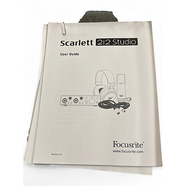 Used Focusrite Scarlett 2i2 Studio Gen 3 Audio Interface