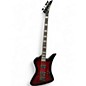 Used Jackson JS3Q Kelly Bird Crimson Red Trans Electric Bass Guitar thumbnail