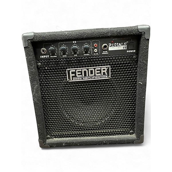 Used Fender Rumble 15 15W 1X8 Bass Combo Amp