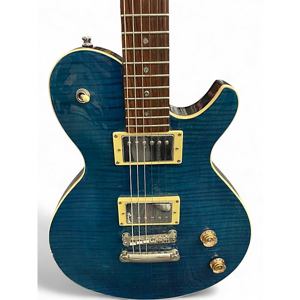 Used Dean EVO Trans Blue Solid Body Electric Guitar