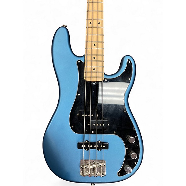 Used Fender American Performer Precision Bass Blue Electric Bass Guitar