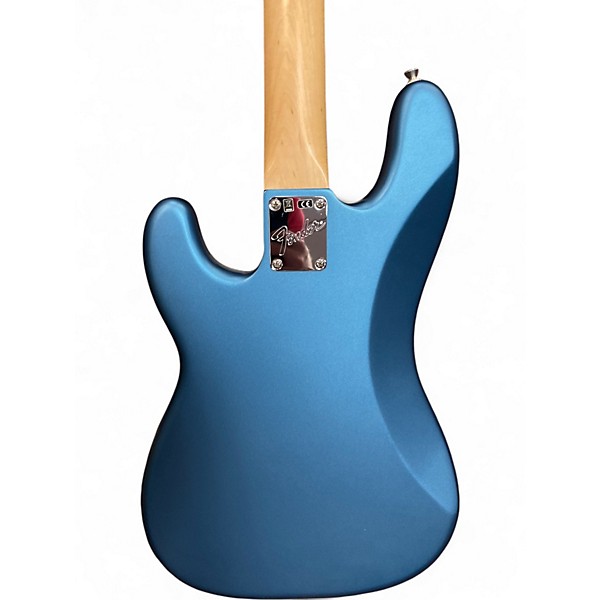 Used Fender American Performer Precision Bass Blue Electric Bass Guitar