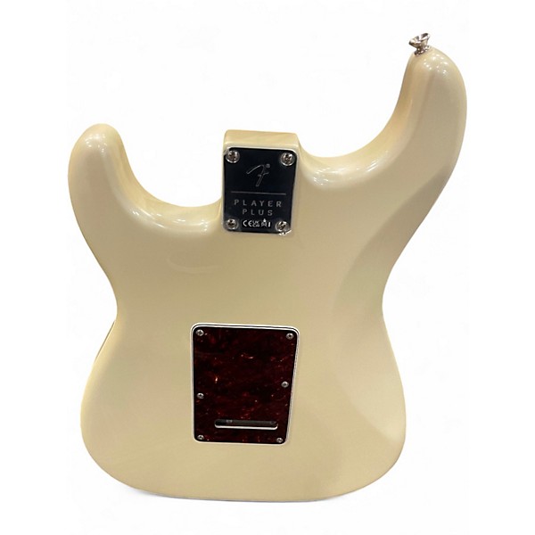 Used 2024 Fender Player Plus Stratocaster Olympic Pearl Solid Body Electric Guitar