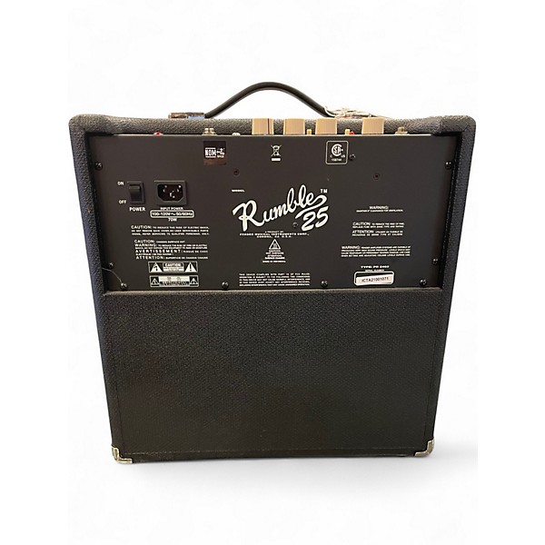 Used Fender Rumble 25 25W 1x10 Bass Combo Amp