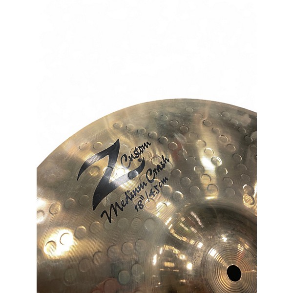Used Zildjian 18in Z Custom Medium Crash Cymbal