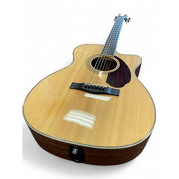 Used Fender Paramount PM-3 Natural Acoustic Electric Guitar