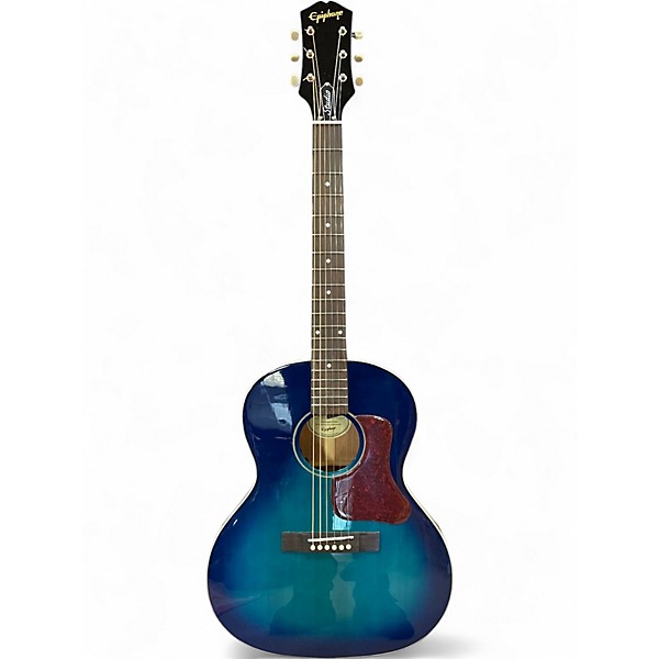 Used Epiphone BLUES KING STUDIO Blue Burst Acoustic Electric Guitar