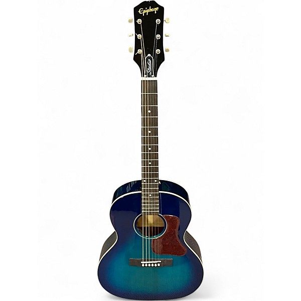Used Epiphone BLUES KING STUDIO Blue Burst Acoustic Electric Guitar