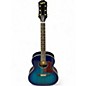 Used Epiphone BLUES KING STUDIO Blue Burst Acoustic Electric Guitar