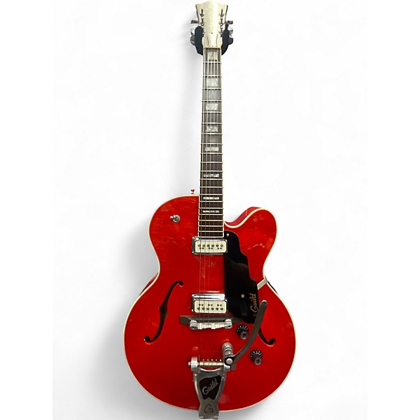 Used Guild X-160 ROCKABILLY Tennessee Orange Hollow Body Electric Guitar