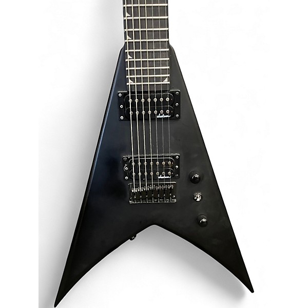 Used Jackson JS22-7 KV Black Solid Body Electric Guitar