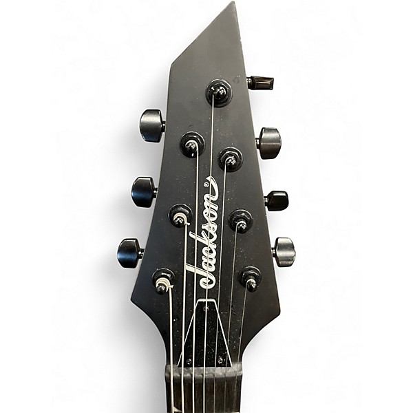 Used Jackson JS22-7 KV Black Solid Body Electric Guitar