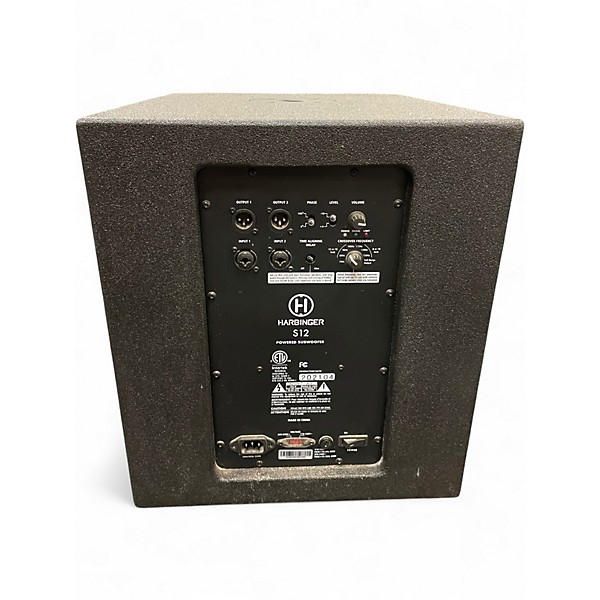 Used Harbinger S12 Powered Subwoofer