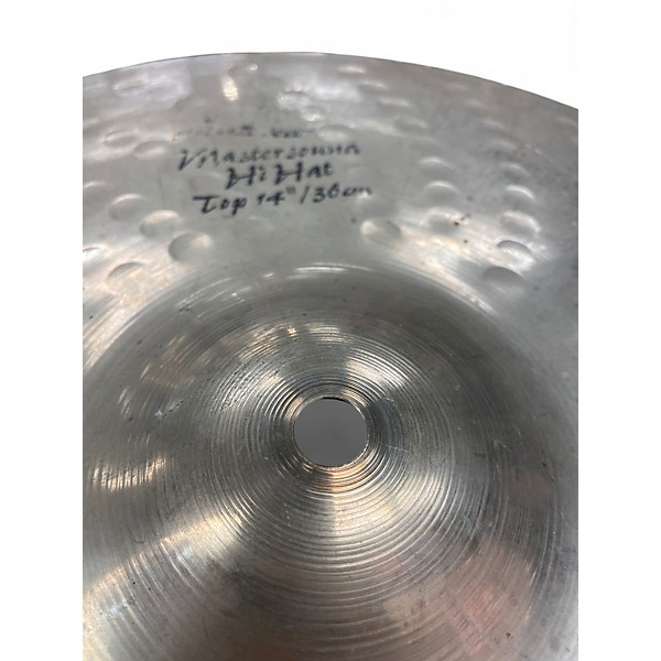 Used Zildjian 14in Z CUSTOM MASTERSOUND HI HAT PAIR Cymbal