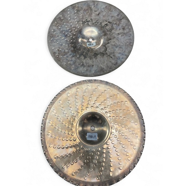 Used Zildjian 14in Z CUSTOM MASTERSOUND HI HAT PAIR Cymbal