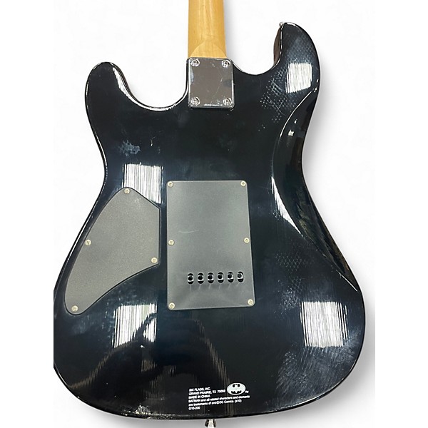 Used Miscellaneous Batman S style BLACK AND YELLOW Solid Body Electric Guitar
