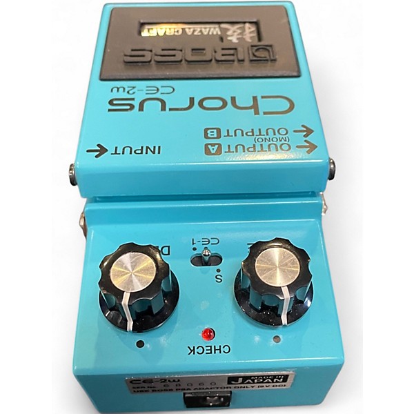 Used BOSS CE2W Waza Craft Chorus Effect Pedal