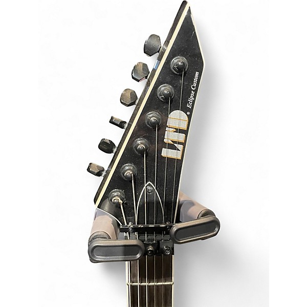 Used ESP ECLIPSE CUSTOM 1987 REISSUE BLACK Solid Body Electric Guitar