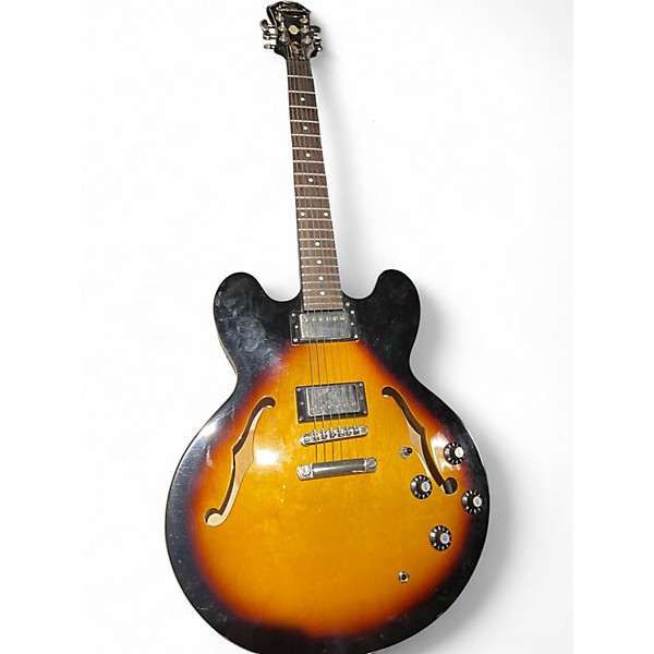 Used Epiphone Dot Studio 2 Color Sunburst Hollow Body Electric Guitar